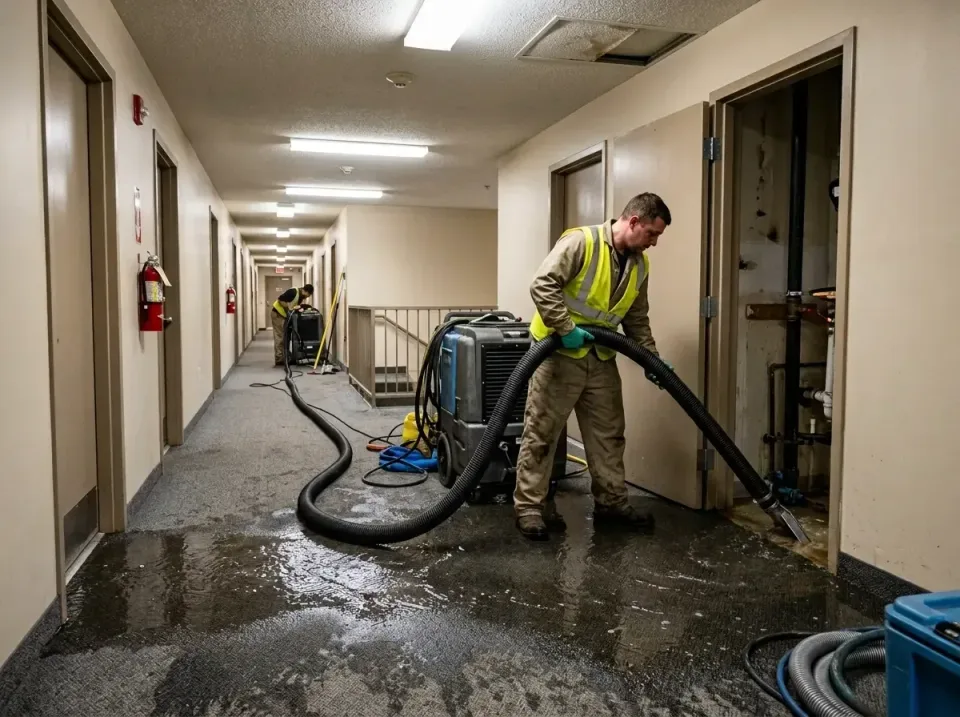 multi-unit-apartment-hallway-f-005 — frequently asked questions, Emergency Burst Pipe Water Extraction & Removal in West Liv…
